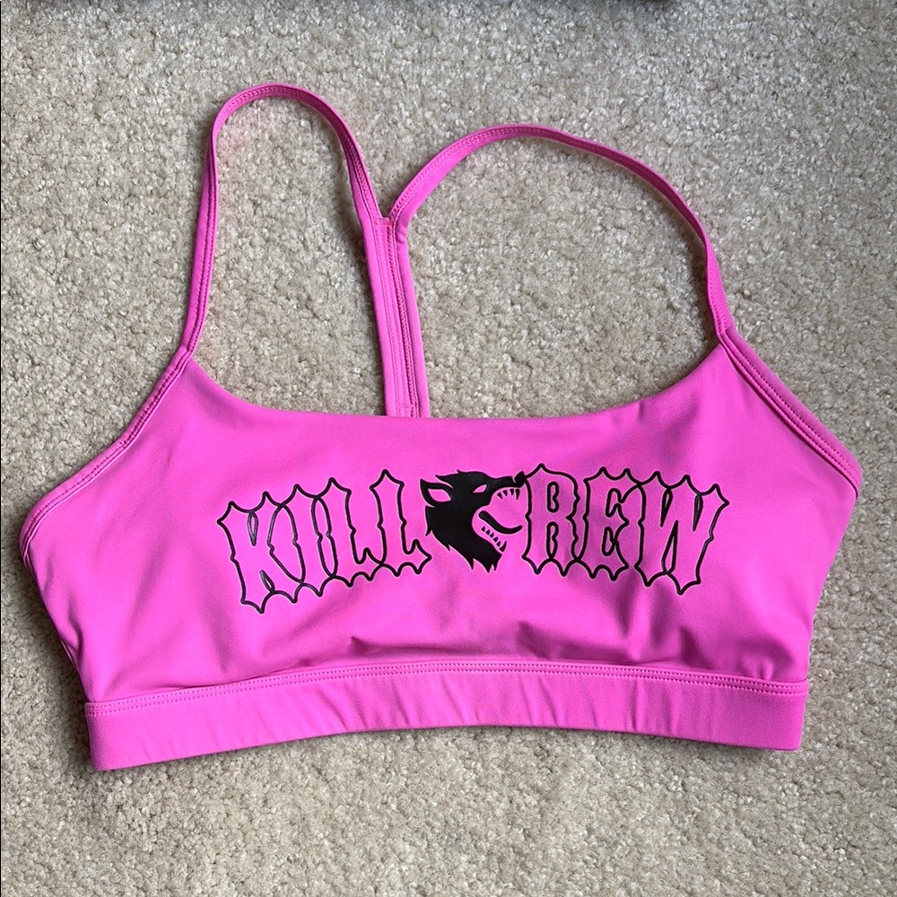 Pink Kill Crew Sports Bra